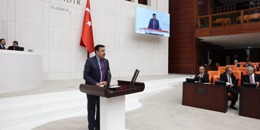 Tüfenkci, TBMM’de söz alarak Federasyonu kınadı, Mücbir Sebep Hali’nin yasalaşacağını söyledi