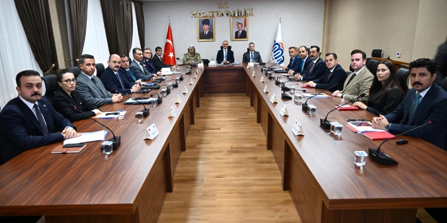 Vali Seddar Yavuz Başkanlığında Genişletilmiş İl Güvenlik Toplantısı Yapıldı