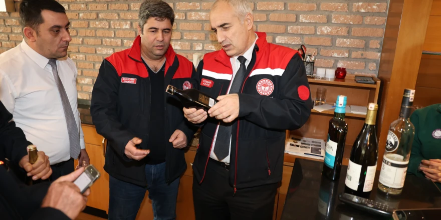 Yılbaşı Öncesi Alkollü İçki Satışı Yapılan İşletmelere Sıkı Denetim