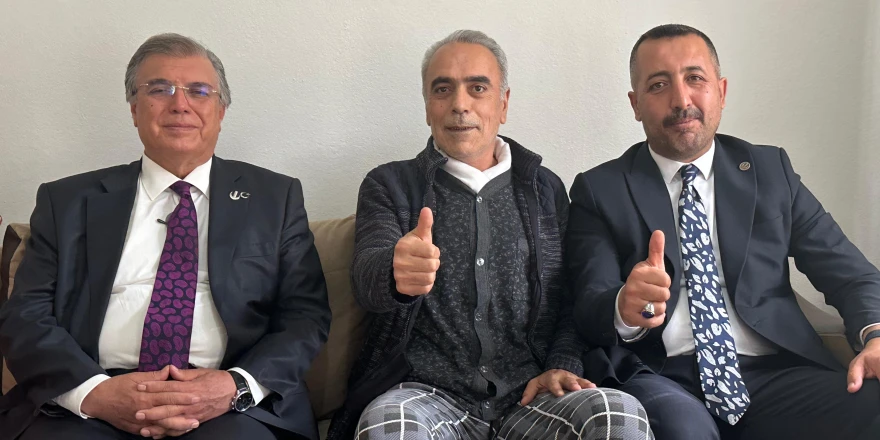 YRP Genel Başkan vekili Aydal’dan Mehmet Zafer’e Taziye Ve Geçmiş Olsun Ziyareti