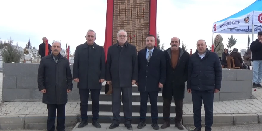 Zafer Partisi Heyeti Depremin Yıl Dönümünde Malatya’da