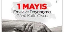 Zafer Partisi Malatya İl Başkanı Mehmet Ercan'dan 1 Mayıs Mesajı: "Emek, Onur ve Dayanışma Günü Kutlu Olsun!"