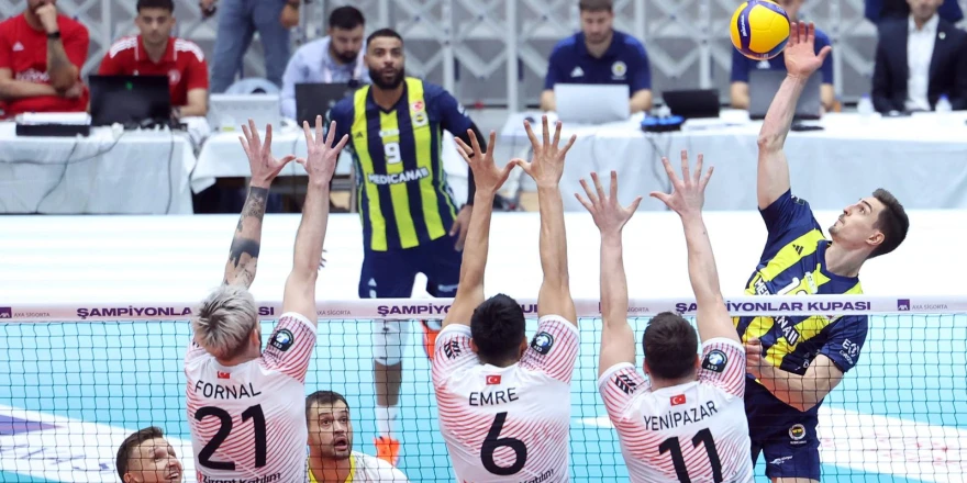 Ziraat Bankkart - Fenerbahçe Medicana: 3-1 | Şampiyonlar Kupası Şampiyonu Ziraat Bankkart