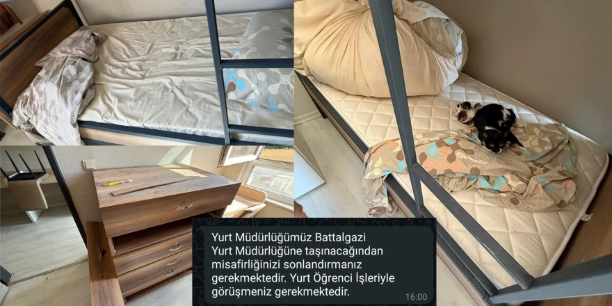 Zorunlu Yurt Değişikliğinde Öğrenciler Seslerini Duyurmaya Çalışıyor